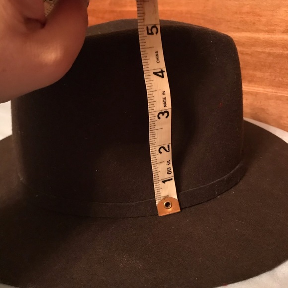 Delux Brown Wool Hat (57 cm) - Picture 6 of 8